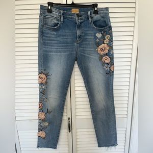 Driftwood Jackie embroidered jeans